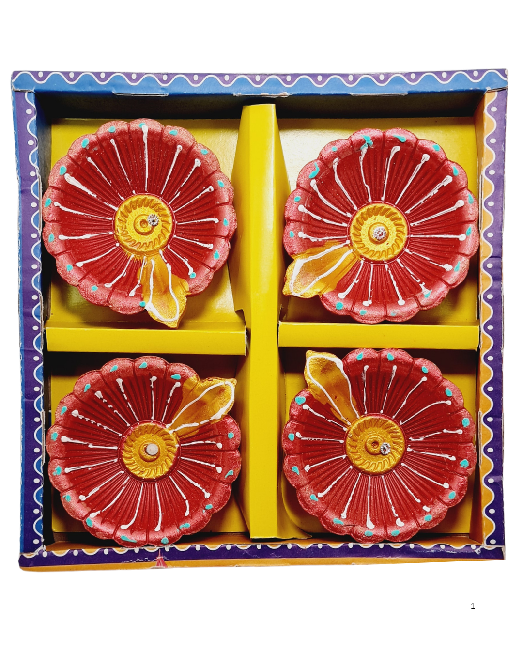 Clay Diya or Mitti Diya - Set of 4