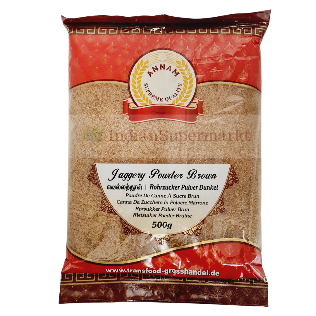 Annam Jaggery Powder Brown 500gm - IndianSupermarkt