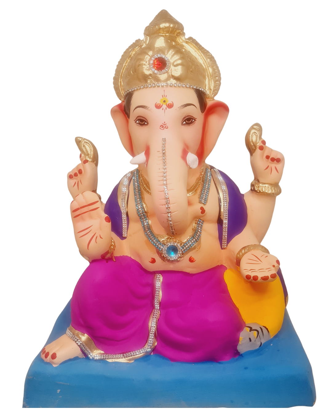 Natural clay Vamamukhi Ganesh Murti or Shadu Mati Ganesha in Berlin  - indiansupermarkt