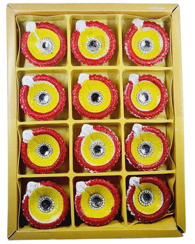 Clay Diya or  Mitti Diya - Pack of 12