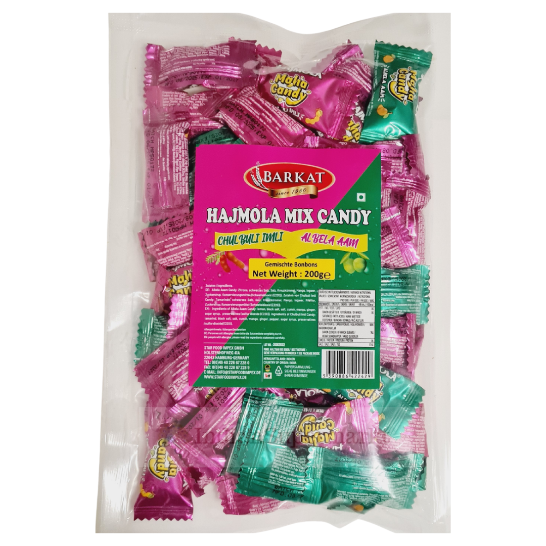 Hajmola Candy Mix (Chul Buli Imli & AL Bela Aam) 200gm - IndianSupermarkt