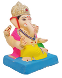 Eco Friendly Swami Samartha Ganesha or Shadu Mati Ganpati 9"