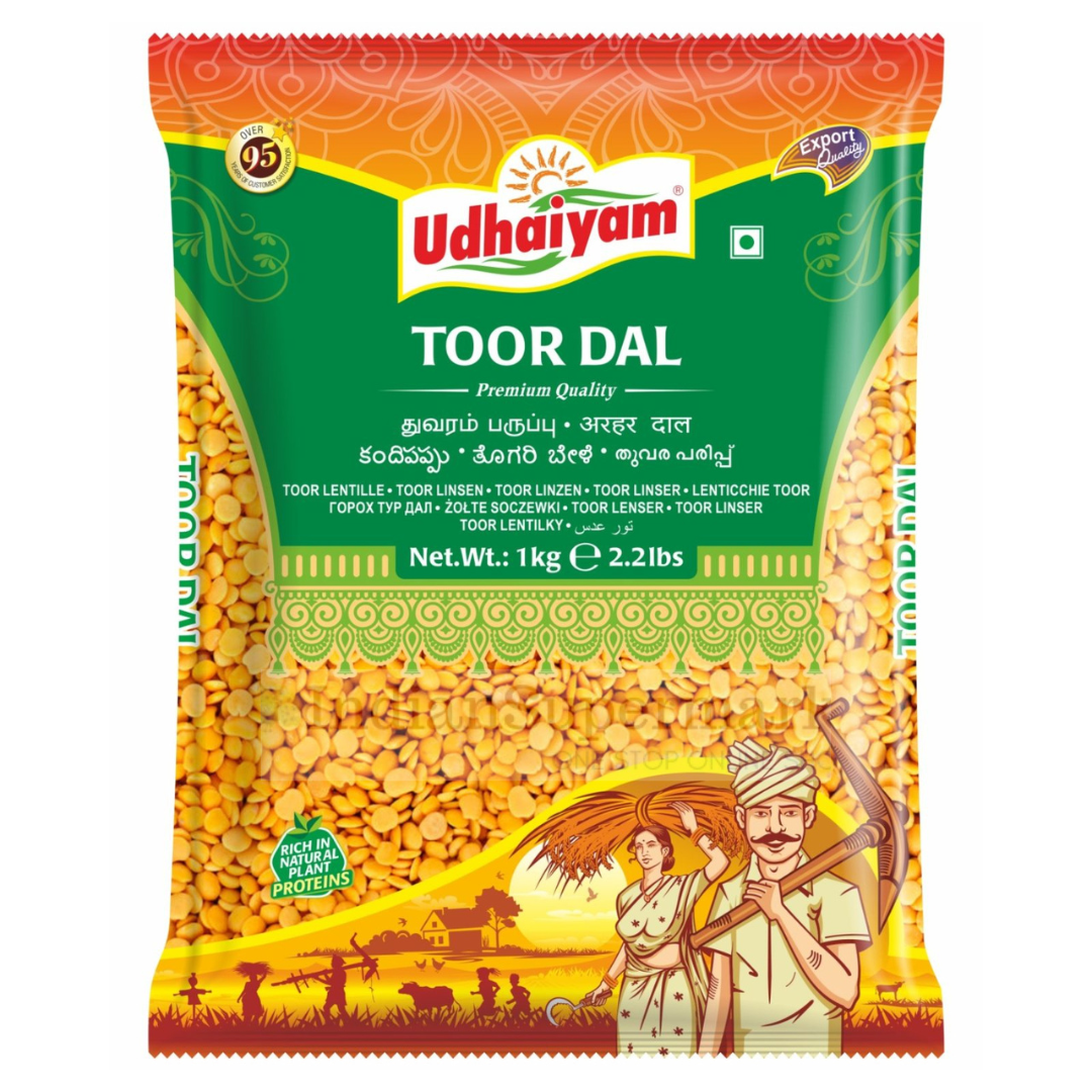 Toor Mar Udhaiyam Toor Dal or Arhar Dal 1Kg – IndianSupermarkt