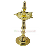 Traditional Brass  Deepam for Pooja 21cm