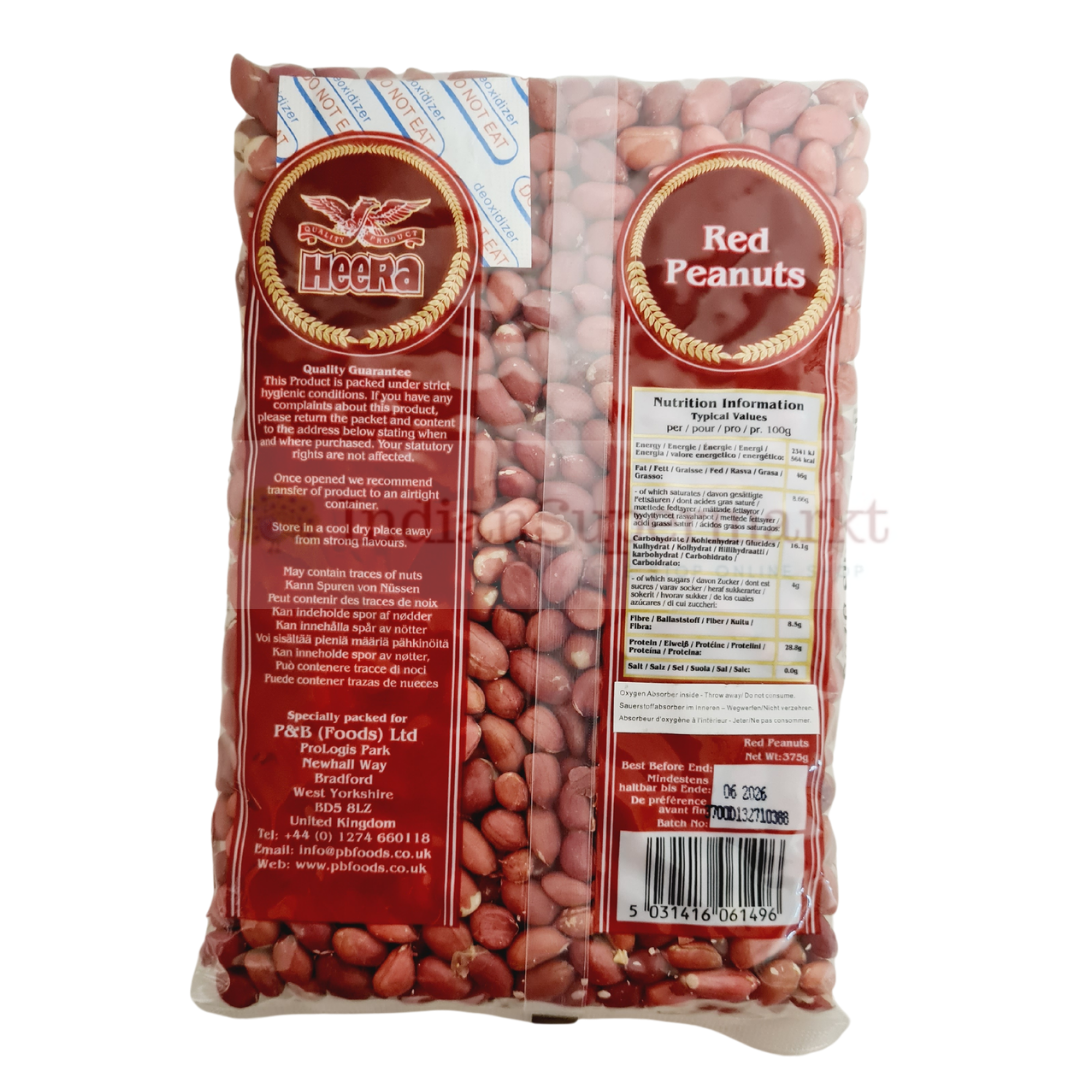 Heera Peanuts Red  375gm - IndianSupermarkt