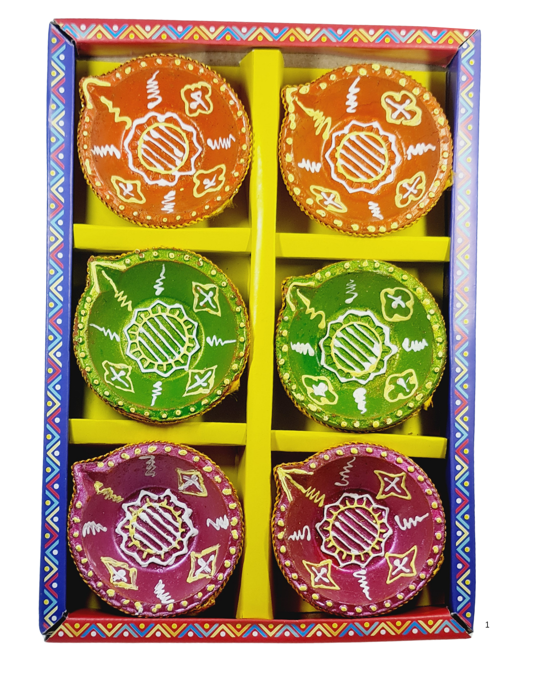 Clay Diya or  Mitti Diya  - Medium - Set of 6