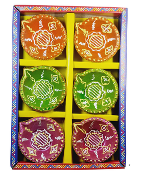 Clay Diya or  Mitti Diya  - Medium - Set of 6