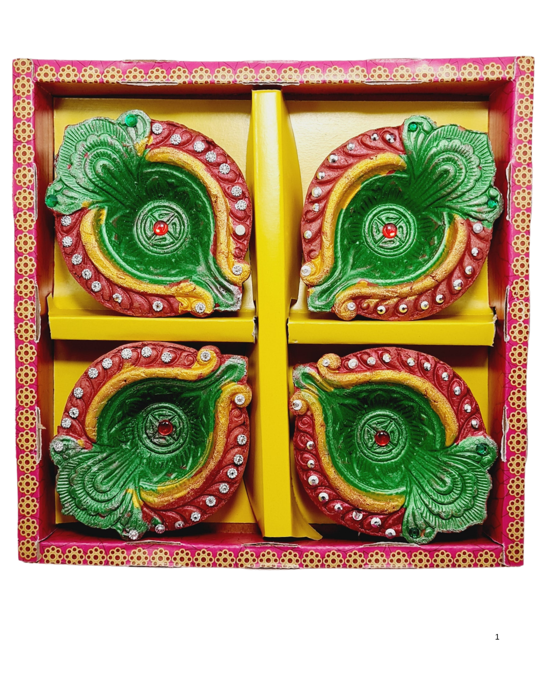 Clay Diya or Mitti Diya - Set of 4