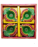 Clay Diya or Mitti Diya - Set of 4