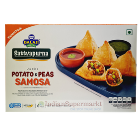 Balaji Frozen Jumbo Potato & Peas Samosa (Delivery in Berlin) - IndianSupermarkt
