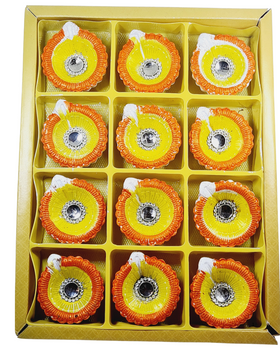 Clay Diya or  Mitti Diya - Pack of 12