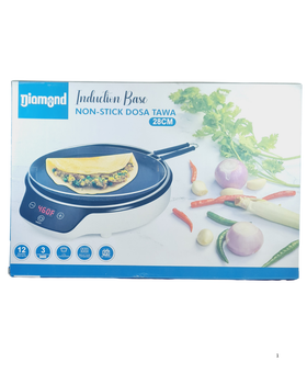 Diamond Non Stick Dosa Tawa - Induction Base - 28cm