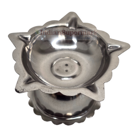 Steel Diya 5 Sided - Panch Wat