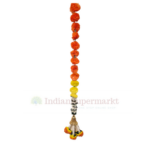 Marigold Hanging Toran With Bell