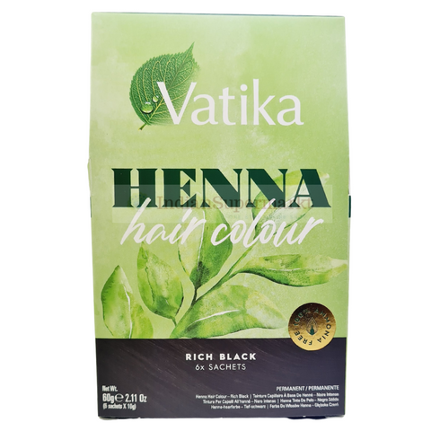 Vatika Henna Hair Colour - Rich Black