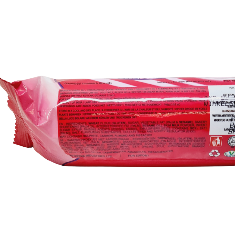 Britannia Treat Buzzy Strawberry Cookies 100gm