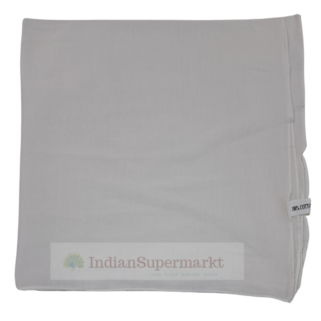 Pooja Cloth White 50 X 50cm - IndianSupermarkt