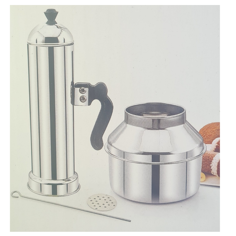 Diamond  StainlessSteel Puttu kudam - Puttu Maker (Gas & Induction Compatible)