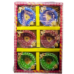 Clay Diya or  Mitti Diya - Set of 6