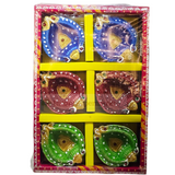 Clay Diya or  Mitti Diya - Set of 6