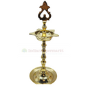 Traditional Brass  Deepam for Pooja 29cm
