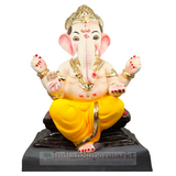 Eco Friendly Ganesha Choranga Double Load Ganesha or Shadu Mati Ganesha 12"