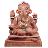 Eco Friendly Ganesha Bal Ganesha  or Shadu Mati Ganesha 8