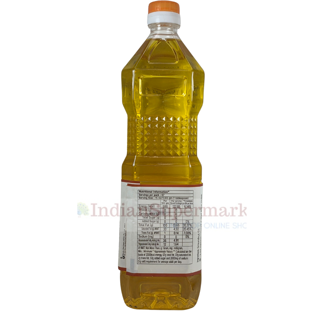 Fortune  Groundnut Oil - Peanut Oil 1lt - IndianSupermarkt