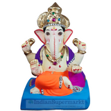 Eco Friendly Ganesha Dagdusheth Style Ganesha 9"