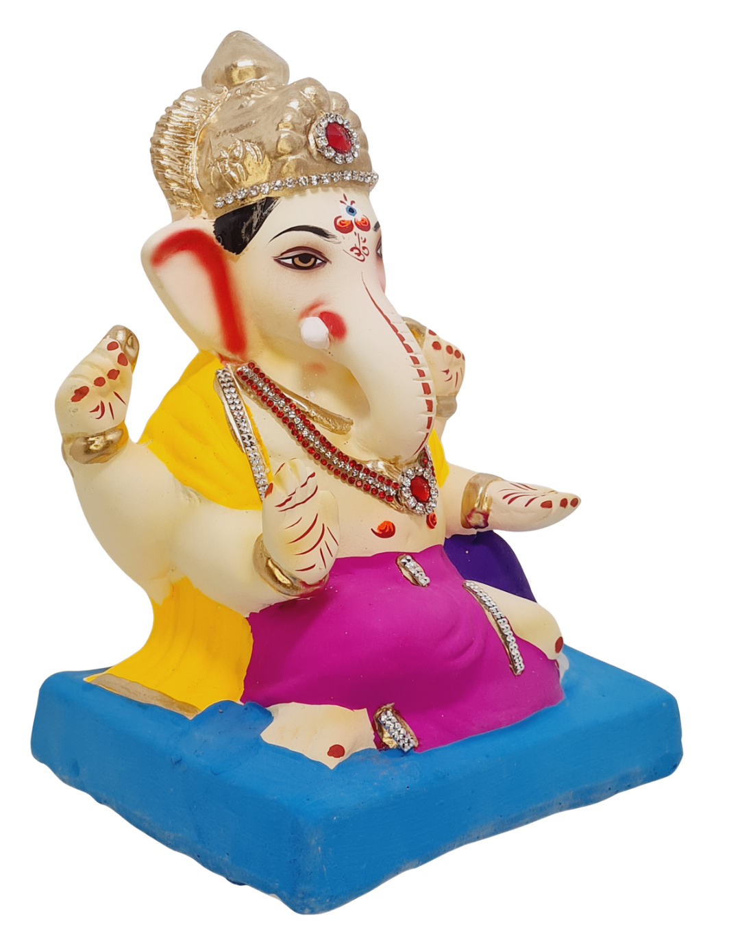 Eco Friendly Swami Samartha Ganesha or Shadu Mati Ganpati 9"