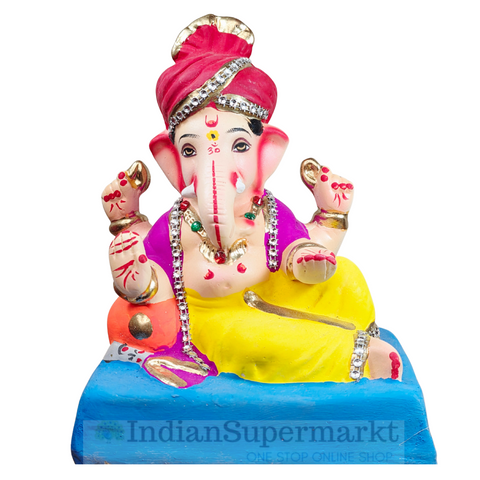 Eco Friendly Ganesha Phetawala Ganpati 9"