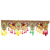 Traditional Craft Multicolour Peacock Toran or Bandharwar