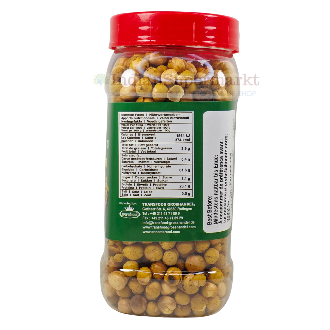 Annam Pattani Gram - Roasted peas with Skin (Jar )250gm - IndianSupermarkt