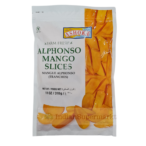 Ashoka Frozen Alphanso Mango Slices -indiansupermarkt