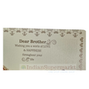 Om Rakhi with Multicolour Pearl and  Massage