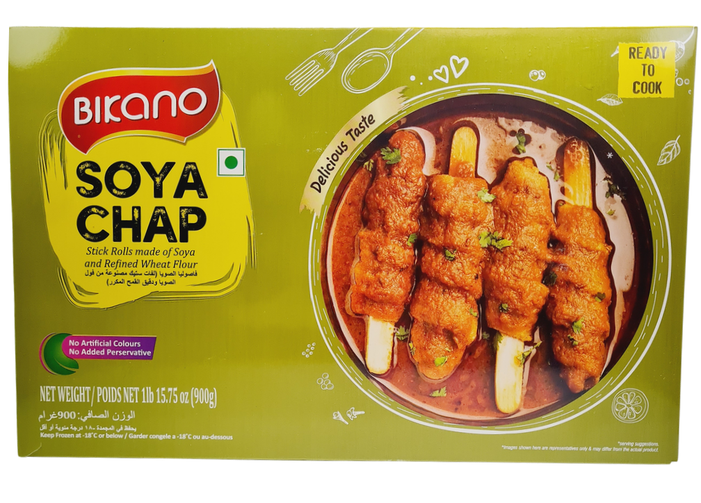 Bikano  Frozen Soya Chaap - 900gm (Ready to Cook) (Delivery in Berlin)