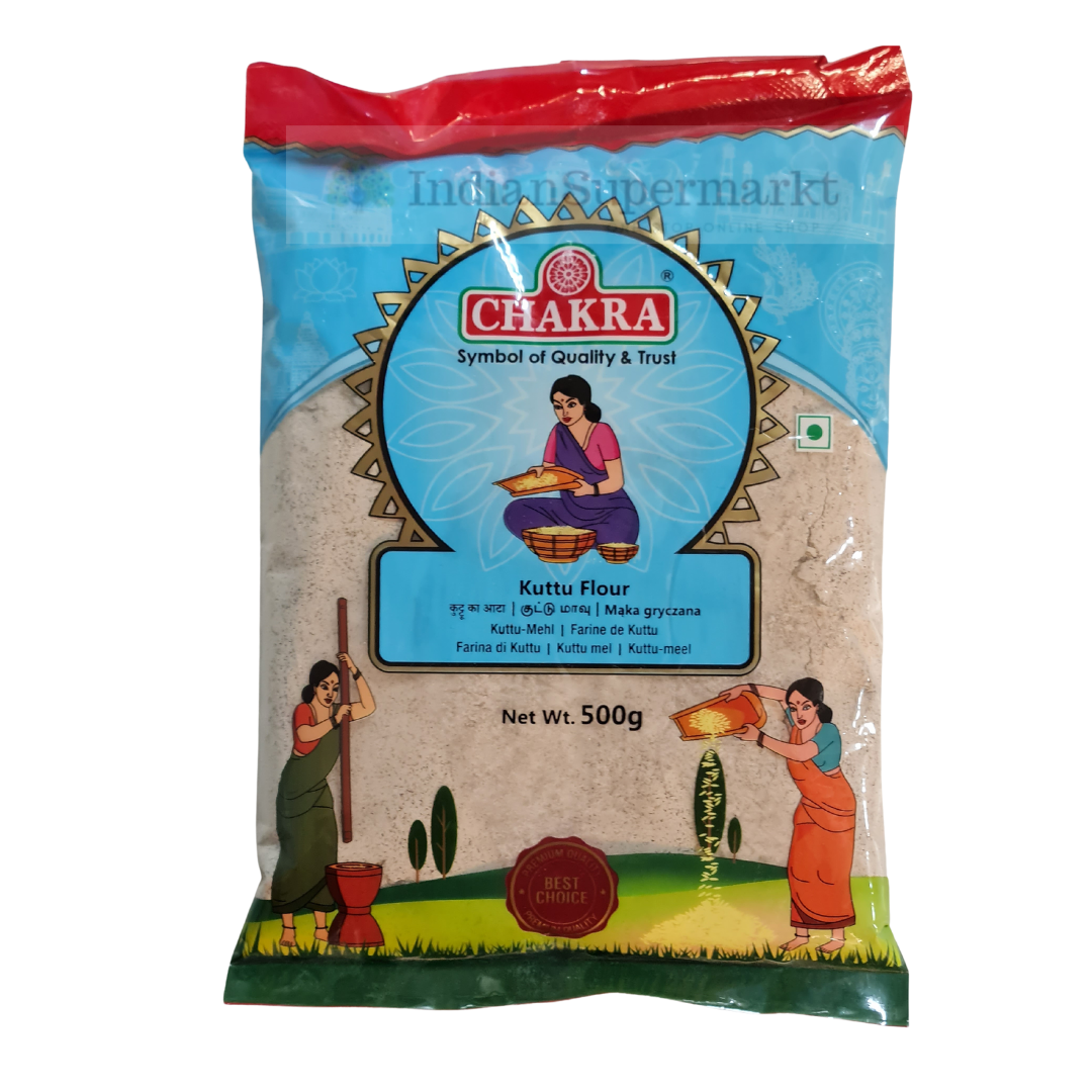 Tropic/Chakra kuttu Ka Atta or Buckwheat flour 500gm - IndianSupermarkt
