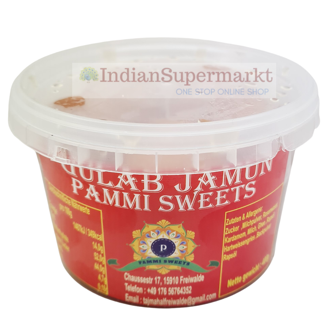 Pammi Sweets Fresh Gulab Jamun  500gm - IndianSupermarkt