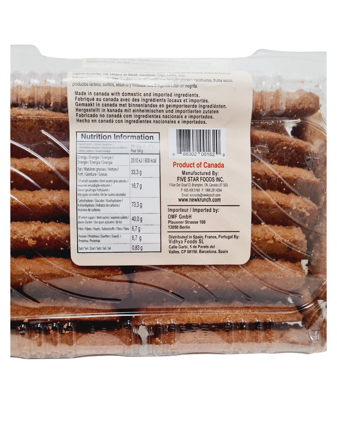 Vidhya/Krunch Punjabi Biscuits - Eggless -500gm
