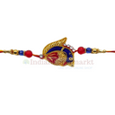 Peacock Design with Zari Work  Rakhi