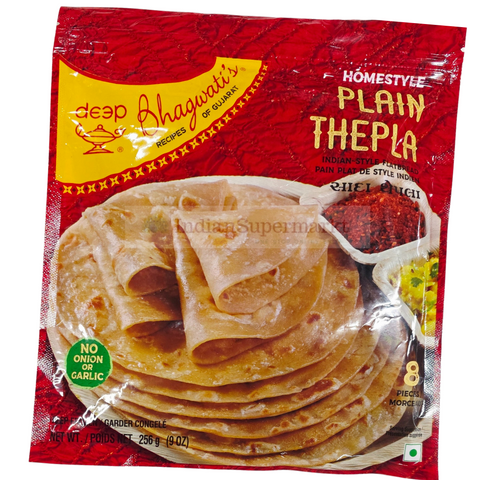 Deep Frozen plain Thepla 8pcs (Deliver only Berlin)