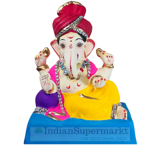 Eco Friendly Ganesha Phetawala Ganpati 9"