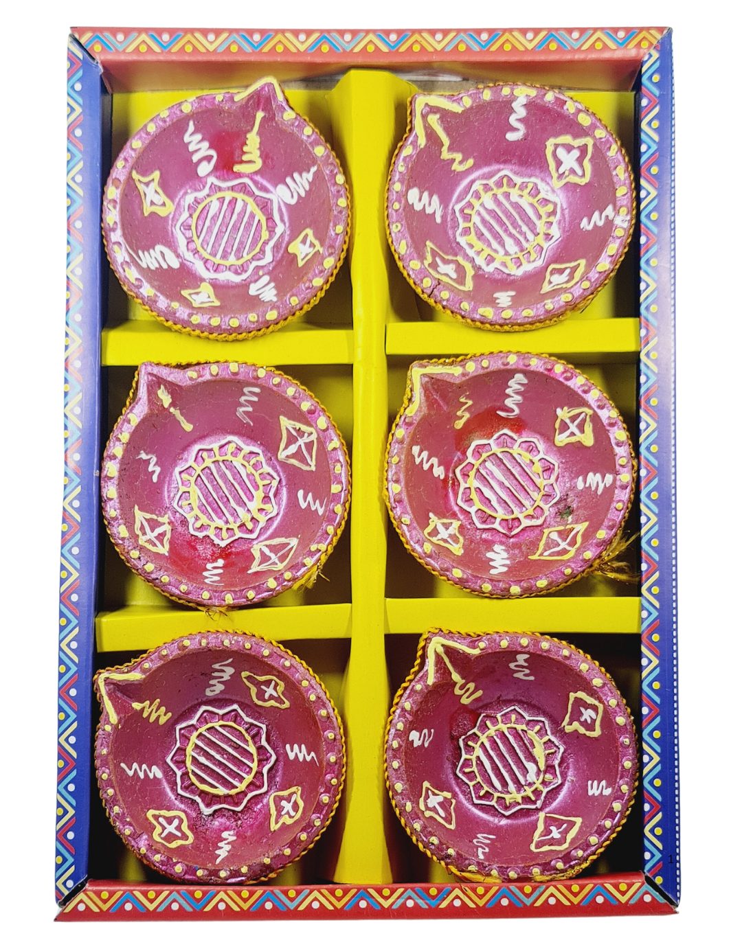 Clay Diya or  Mitti Diya  - Medium - Set of 6