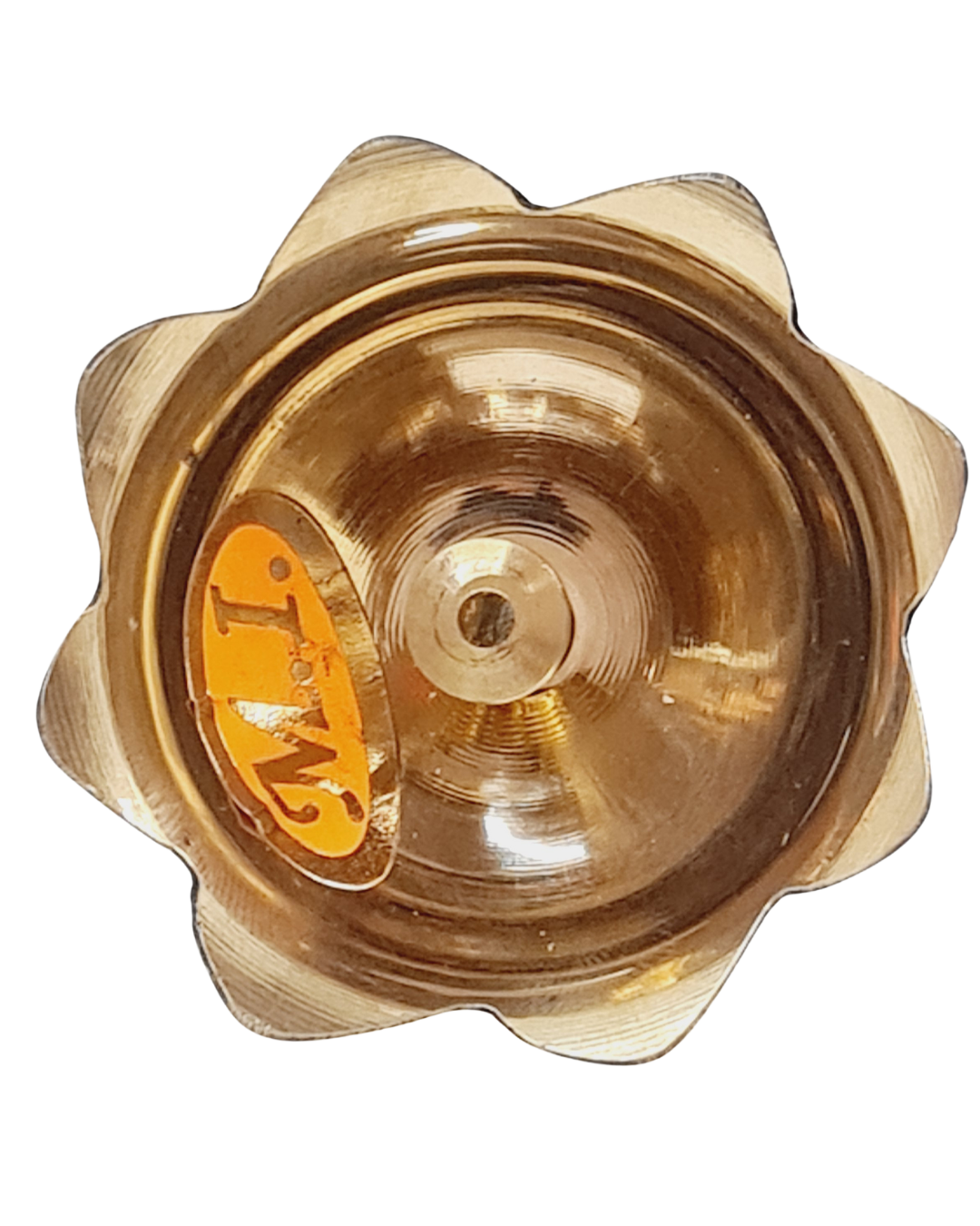 Brass Akhand Lotus Diya Jyot with Stand