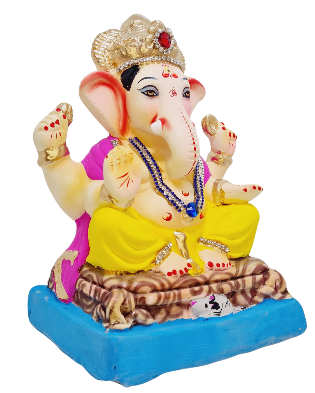Eco Friendly Shree Siddhivinayak Ganpati or Shadu Mati Ganesha 9"