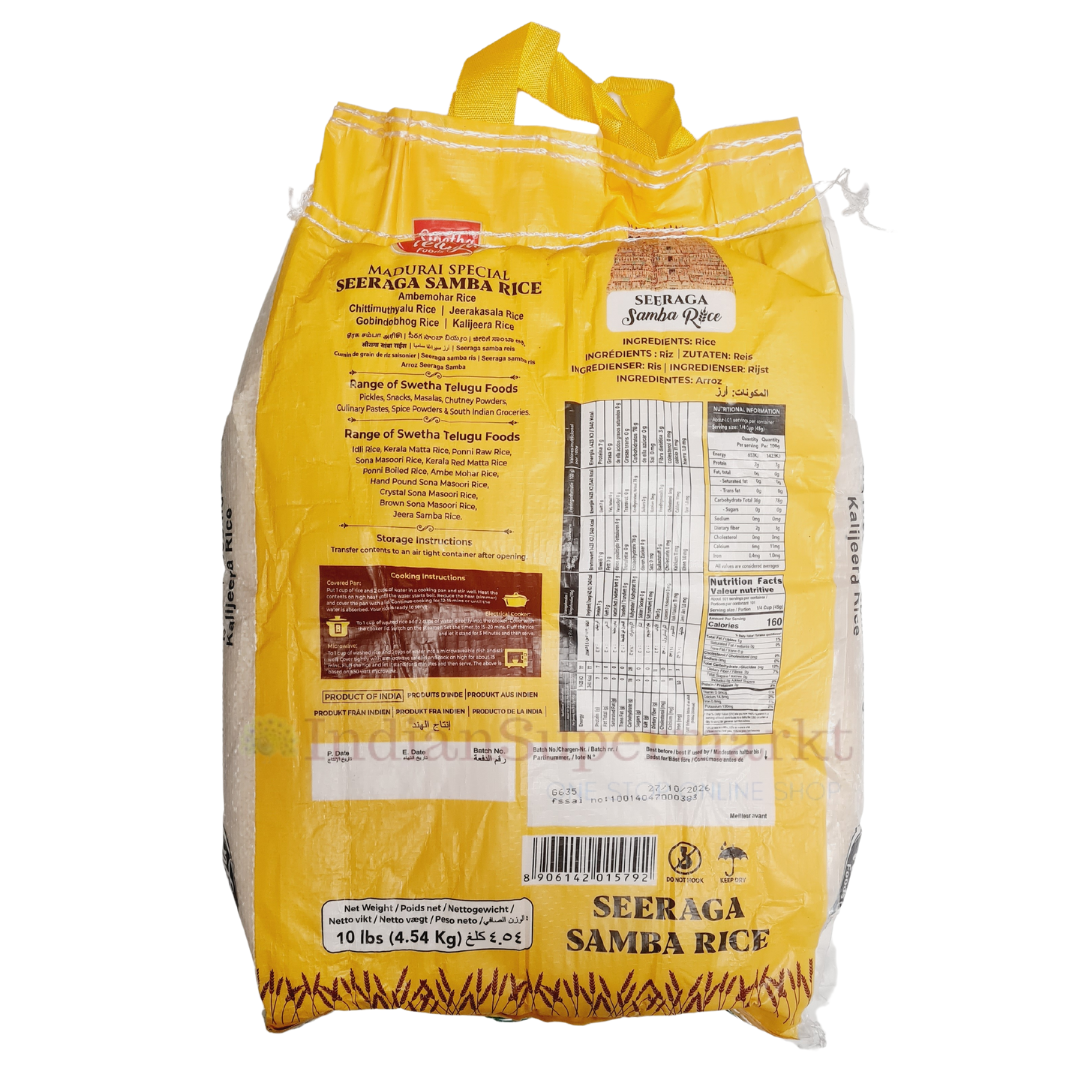 Telugu  Seeraga Samba Rice 4,54kg