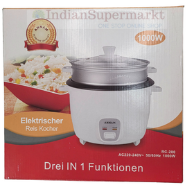 Annam Electric Rice Cooker With Steamer 2.8ltr