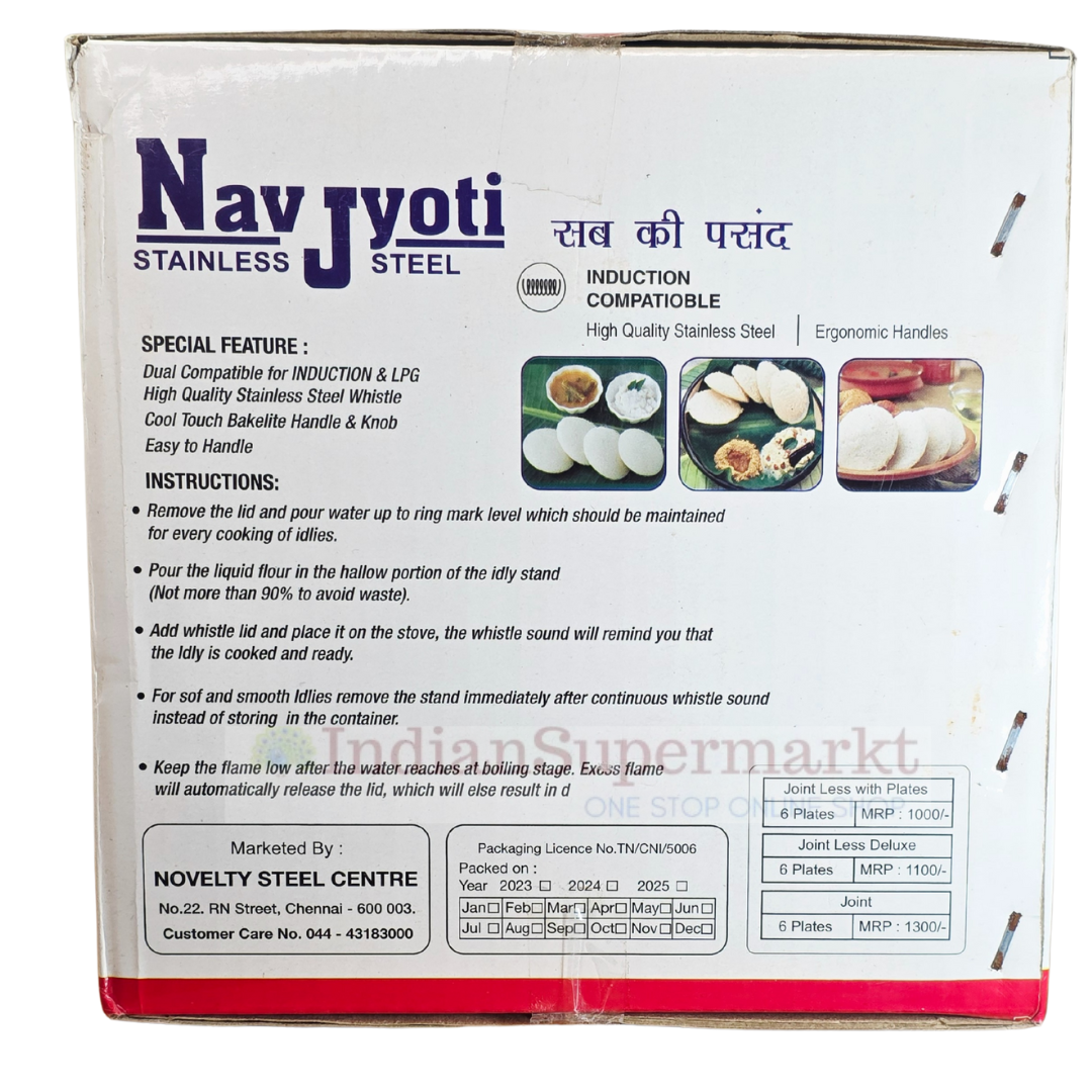 Idly Cooker Induction and Gas Compatible