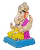 Eco Friendly Padmasana Ganpati Bappa Murti or Shadu Mati Ganesha 9"