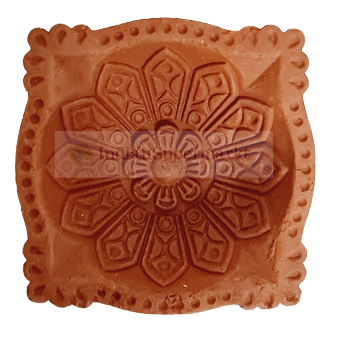 Four sided Clay Mitti Diya